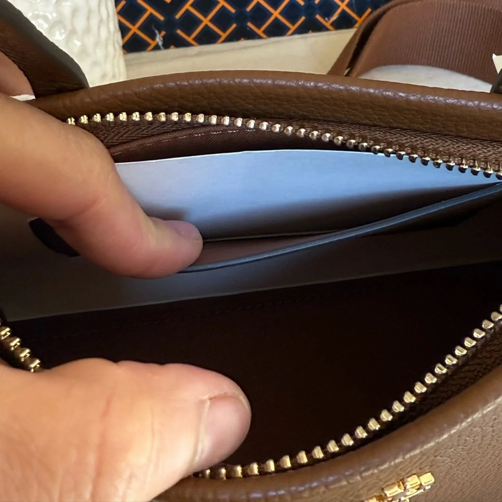 NWT , Tory Burch Blake mini Brown tote Bag ( crossbody )